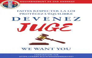 Recrutement juge